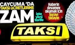 Çaycuma'da taksi ücretlerine zam geldi: İşte yeni tarife!