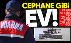 Cephane gibi eve jandarmadan büyük baskın
