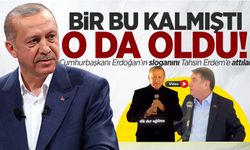 Cumhurbaşkanı Erdoğan’ın sloganını Tahsin Erdem’e attılar!