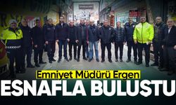 Emniyet Müdürü Ergen, esnafın sorunlarını dinledi