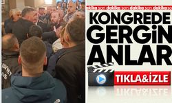 Kongrede gergin anlar: Taraflar birbirine girdi!