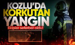 Kozlu'da korkutan yangın: Ekipler seferber oldu!
