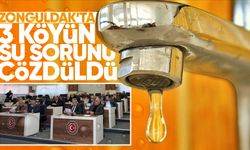 Mecliste üç köyün su sorunu çözüldü