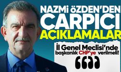 Nazmi Özden'den çarpıcı açıklamalar: "Başkanlık CHP'ye verilmeli"