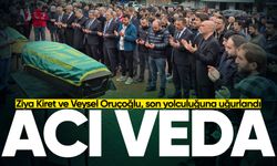 Göçükte hayatını kaybeden Ziya Kiret ve Veysel Oruçoğlu son yolculuğuna uğurlandı