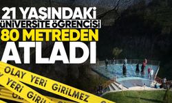 21 yaşındaki üniversite öğrencisi 80 metreden atladı!