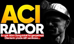 Acı rapor yayınlandı: En çok ölüm Zonguldak'ta gerçekleşti!