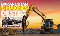 Bakanlıktan Çöp Konteyneri ve İş Makinesi desteği