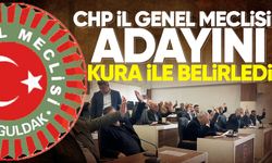 CHP İl Genel Meclisi adayını kura ile belirledi