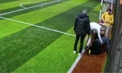 Halı saha maçında kalbine yenik düştü