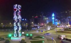 Uğur Mumcu Kavşağı’nda gece saatlerinde trafik düzenlemesi