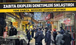 Zabıta ekiplerinden kaldırım denetimi
