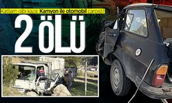 Katliam gibi kaza: 2 ölü 4 yaralı!