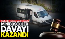 Kozlu'da adalet yerini buldu: Minibüsçüler davayı kazandı