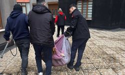 Kozlu’da köpek kurtarma operasyonu