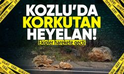 Kozlu'da korkutan heyelan: Ekipler harekete geçti!