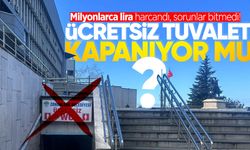 Milyonlarca lira harcanmıştı: Ücretsiz tuvalet kapanıyor mu?