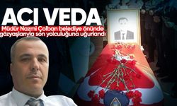 Nazmi Çolban belediye önünde gözyaşlarıyla son yolculuğuna uğurlandı