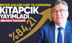 Rektör Özölçer dört yılı kapsayan kitapçık yayımladı