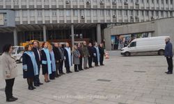Zonguldak’ta tıp bayramı dolayısıyla çelenk bırakıldı