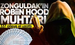 Zonguldak'ın Robiin Hood muhtarı 337 aileye el uzattı