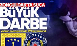 Zonguldak'ta aranan 39 kişi yakalandı