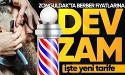 Zonguldak’ta erkek kuaförlerine zam geldi