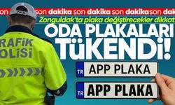 Zonguldak'ta plaka değiştirecekler dikkat: Oda plakaları tükendi!