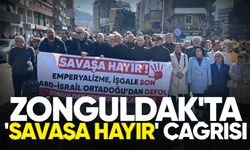 Zonguldak'tan 'savaşa hayır' çağrısı