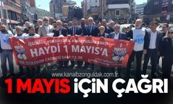 Zonguldak’ta 1 Mayıs Çağrısı