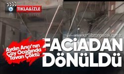 Zonguldak’ta Çay Ocağında Tavan Çöktü
