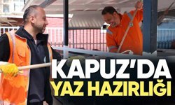Kapuz Plajı’nda Sezon Öncesi Hummalı Çalışma