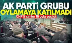 AK Parti grubu oylamaya katılmadı, CHP’li isimler 18 oyla seçildi