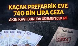 Kavi’nin kaçak yapısına 740 bin lira ceza yazıldı: Ayrıca suç duyurusunda da bulunuldu!