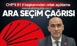 CHP’li 81 il başkanından ortak açıklama: "Geri adım yok"