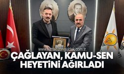 Çağlayan, Kamu-Sen Heyetini Ağırladı