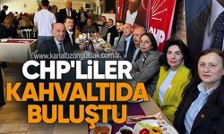 CHP'liler kahvaltıda buluştu