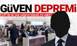 CHP’de "güven" depremi: 2 üye oylarını bilerek mi yaktı?