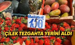 Zonguldak’ta yazın habercisi çilek tezgahları süsledi