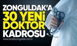 Zonguldak’a 30 Yeni Tabip Kadrosu Tahsis Edildi