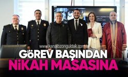 Görev Başından Nikah Masasına