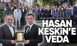 Hasan Keskin için Veda Töreni düzenlendi