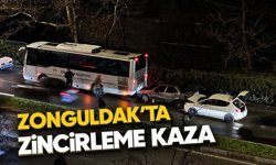 Halk otobüsü ve 2 otomobil karıştığı kazada: 1 kişi yaralandı!
