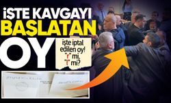 İl Genel Meclisi Başkanlığı seçiminde iptal edilen oy ortaya çıktı