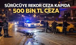 İncivez’de ki kazada sürücü hem alkollü çıktı hemde taksiye saldırdı!