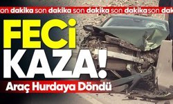 Kilimli sahil yolunda feci kaza