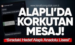 Alaplı'da büyük panik!