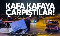 Ereğli’de Kavşakta Feci Çarpışma