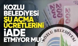 Kozlu Belediyesinde ilginç olay: Su açma ücretini iade etmediler şikayetçi olacak!