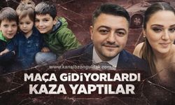 Trabzonspor maçına giderken kaza yapan ailenin 3 çocuğu yoğun bakımda